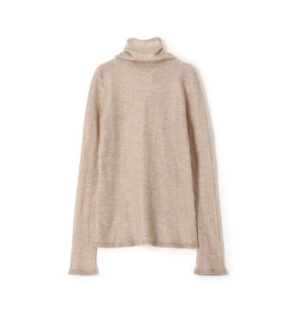 BACCA「モヘヤラメラッピングニットブラウス」|ニット・セーター|44 ベージュ系