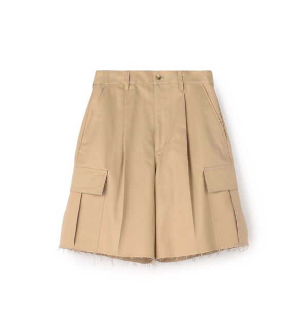 Edition「コットンチノ ポケットハーフパンツ」|チノ|43 ベージュ