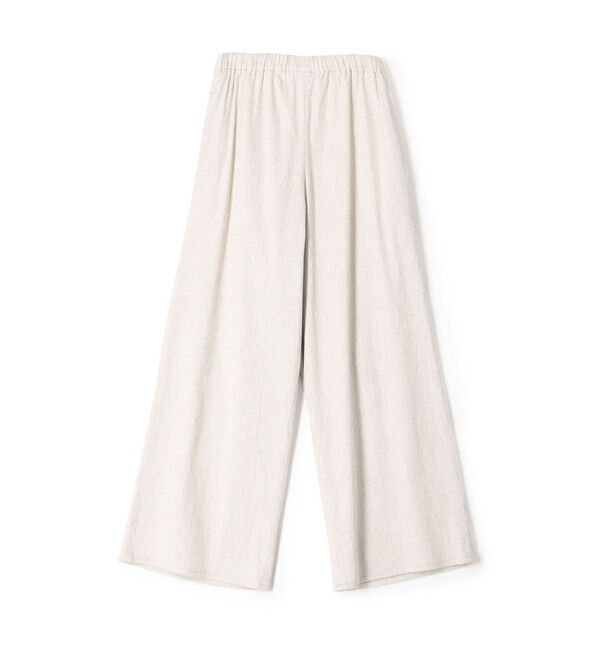 GALERIE VIE「コットンリネンストレッチ イージーワイドパンツ」|その他|13 ライトグレー