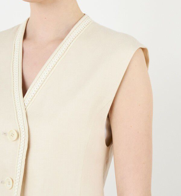 DES PRES「ヘンプツイル ジレ」|ベスト・ジレ|