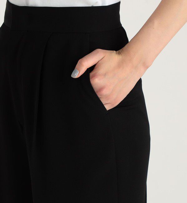 Edition「バックサテンジョーゼット スラックス」|スラックス|