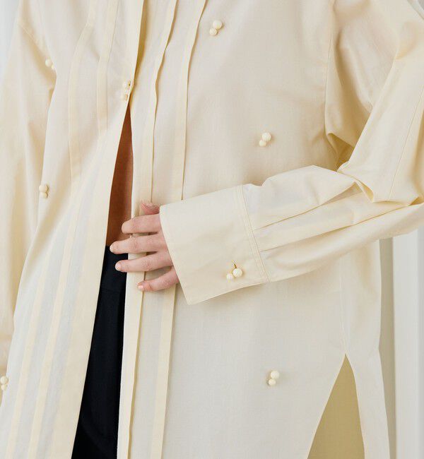 DES PRES「スビンコットンツイル チュニックシャツ」|シャツ・ブラウス|