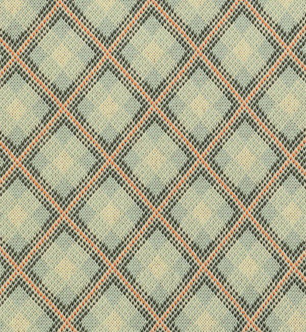 CABaN「コットンポリエステル チェックジャカード セミフレアニットパンツ」|ニット・セーター|