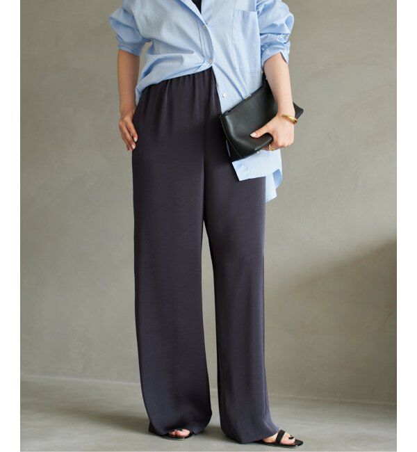 Plage「dull satin relax パンツ」|その他|