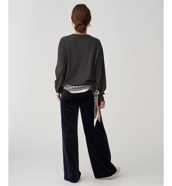 VERMEIL par iena「GLOW wool crew knit」|ニット・セーター|