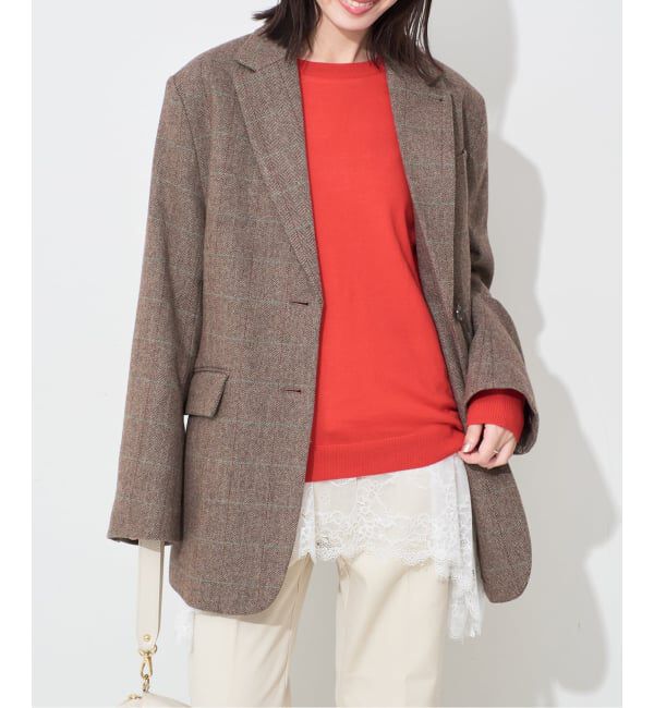 SLOBE IENA「《追加5》レースコンビカットソー」|Tシャツ・カットソー|