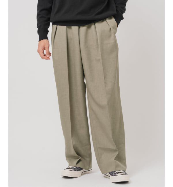 EDIFICE「ラフトップ ウルトラ ワイドパンツ」|スラックス|