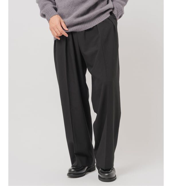 EDIFICE「ラフトップ ウルトラ ワイドパンツ」|スラックス|