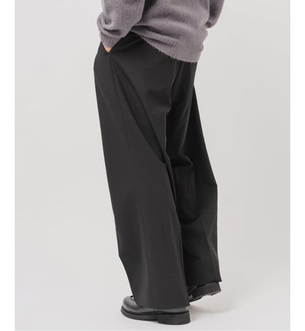 EDIFICE「ラフトップ ウルトラ ワイドパンツ」|スラックス|