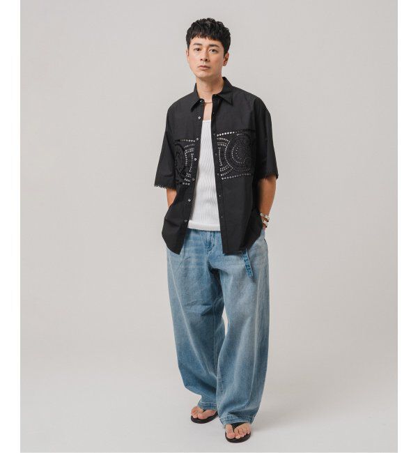 EDIFICE「LE JEAN(ルジーン) デニム ベルテッド トラウザー」|デニム|