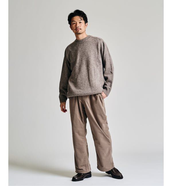 417 EDIFICE「Shaggy Dog / シャギードッグ クルーネックニット」|ニット・セーター|