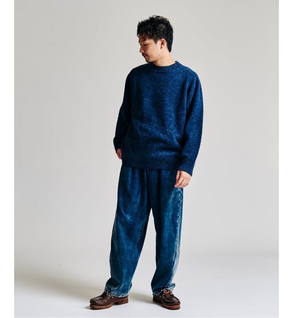 417 EDIFICE「Shaggy Dog / シャギードッグ クルーネックニット」|ニット・セーター|