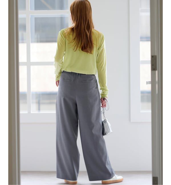 JOURNAL STANDARD relume「シアーベロアクルーネックロングTEE」|Tシャツ・カットソー|