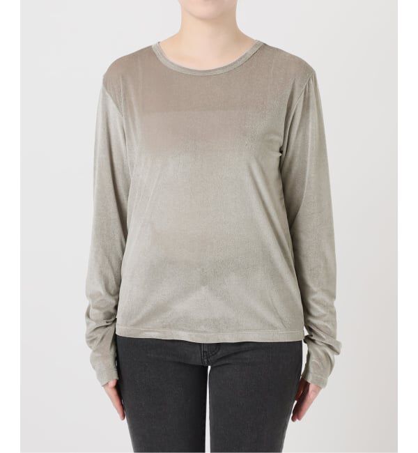 JOURNAL STANDARD relume「シアーベロアクルーネックロングTEE」|Tシャツ・カットソー|