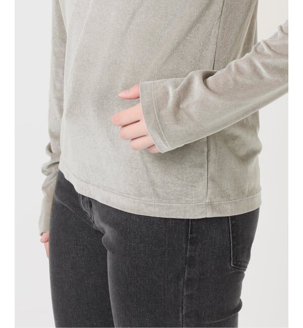 JOURNAL STANDARD relume「シアーベロアクルーネックロングTEE」|Tシャツ・カットソー|