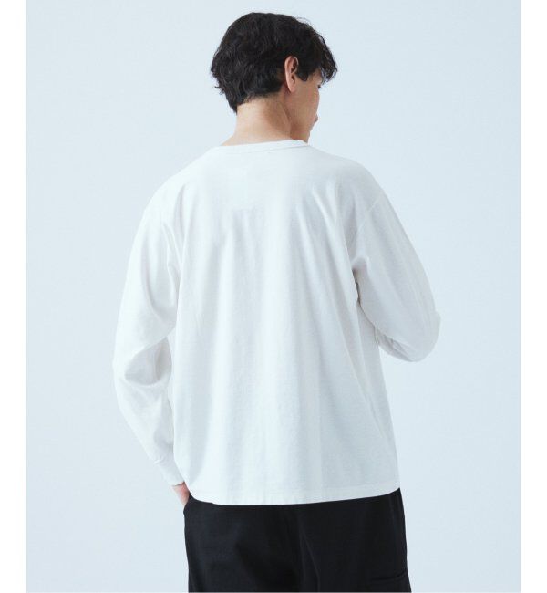 JOURNAL STANDARD「OE バック ピグメント ヘンリー ネック ロンT」|Tシャツ・カットソー|