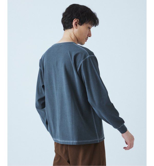 JOURNAL STANDARD「OE バック ピグメント ヘンリー ネック ロンT」|Tシャツ・カットソー|
