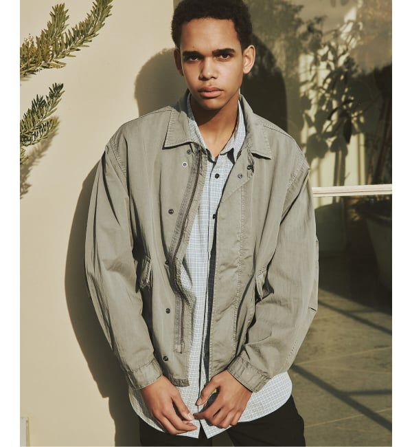 JOURNAL STANDARD「《予約》M-BDU ガーメント ダイ ショート ブルゾン」|ミリタリージャケット|グリーン E