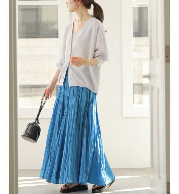 JOURNAL STANDARD relume「《予約》［26SS新作］リネンミックスシアーVネックカーディガン」|カーディガン|