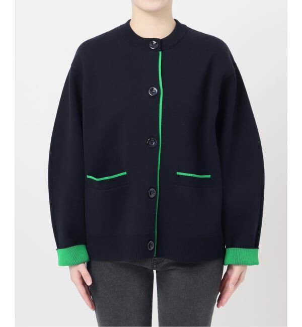 JOURNAL STANDARD relume「《WEB限定追加予約2》ダブルニットコントラストカーディガン」|カーディガン|