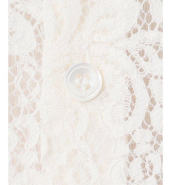 JOURNAL STANDARD「《WEB限定予約》スタンドカラーレースロングスリーブブラウス」|シャツ・ブラウス|