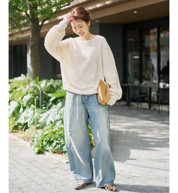 新色有り / 追加》ニュアンスコクーンシルエットニット（Spick and