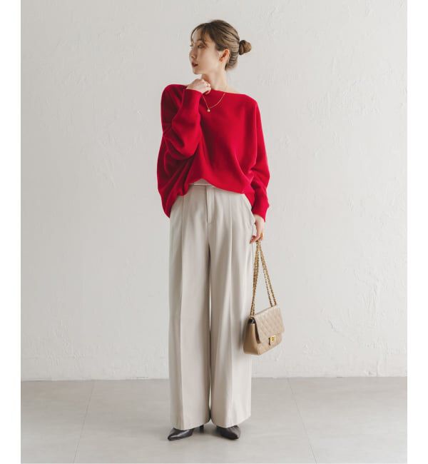 NOBLE「《WEB限定カラー・追加4》ファインウールドルマンプルオーバー」|ニット・セーター|