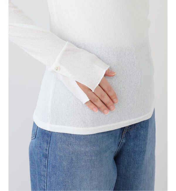  「【洗える】ニュアンステレコカフスカットソー」|Tシャツ・カットソー|