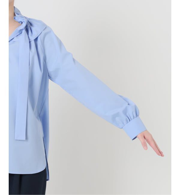  「《予約》【洗える】フリルカラーブラウス」|シャツ・ブラウス|