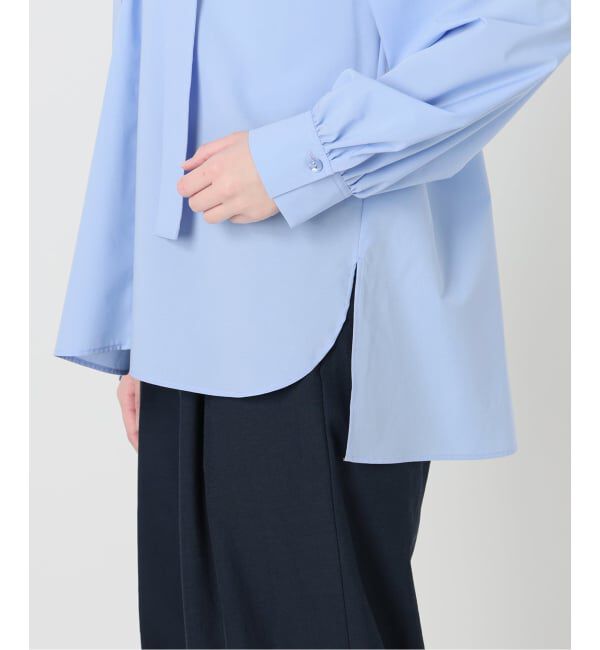  「《予約》【洗える】フリルカラーブラウス」|シャツ・ブラウス|