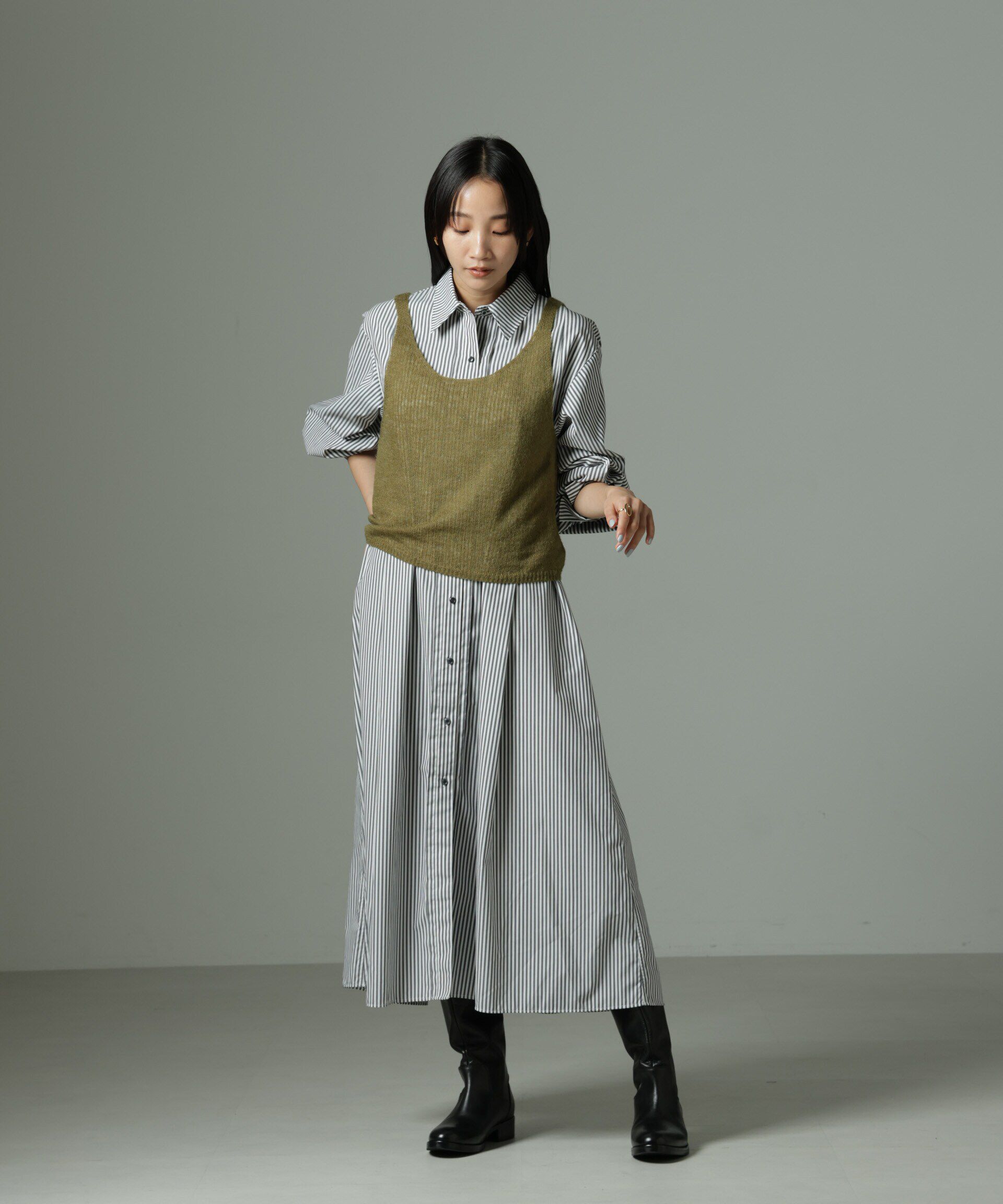 nano･universe「ビスチェセットニット」|ニット・セーター|