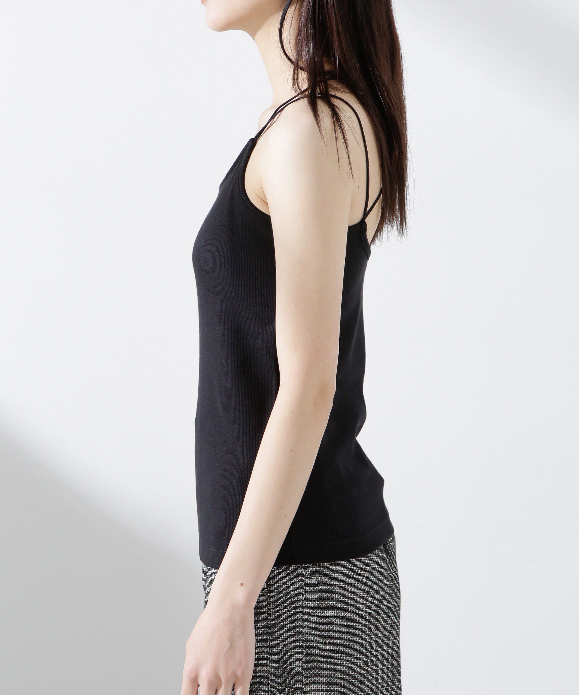 nano･universe「カップ付きバッククロスキャミソール」|Tシャツ・カットソー|