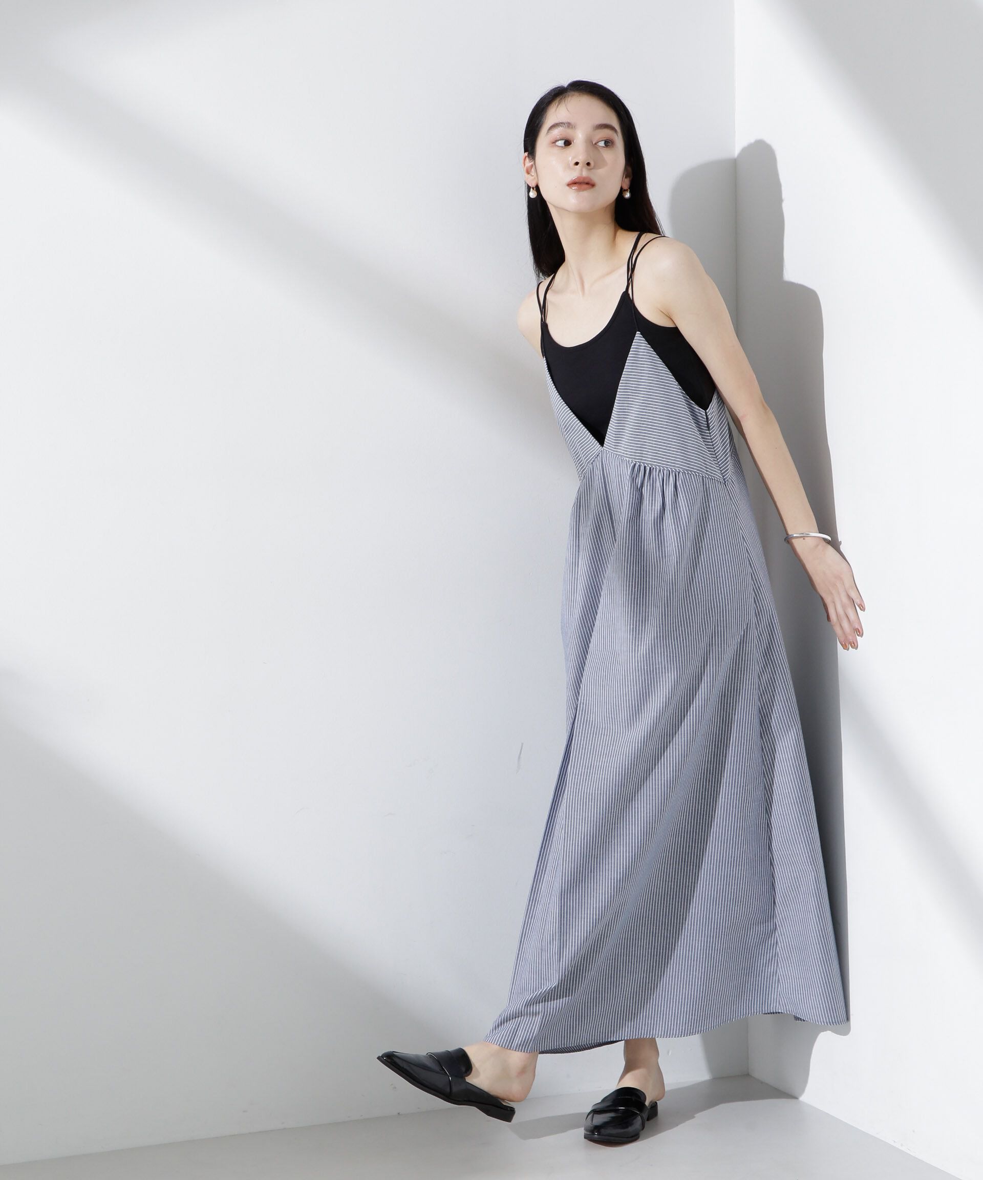 nano･universe「カップ付きバッククロスキャミソール」|Tシャツ・カットソー|