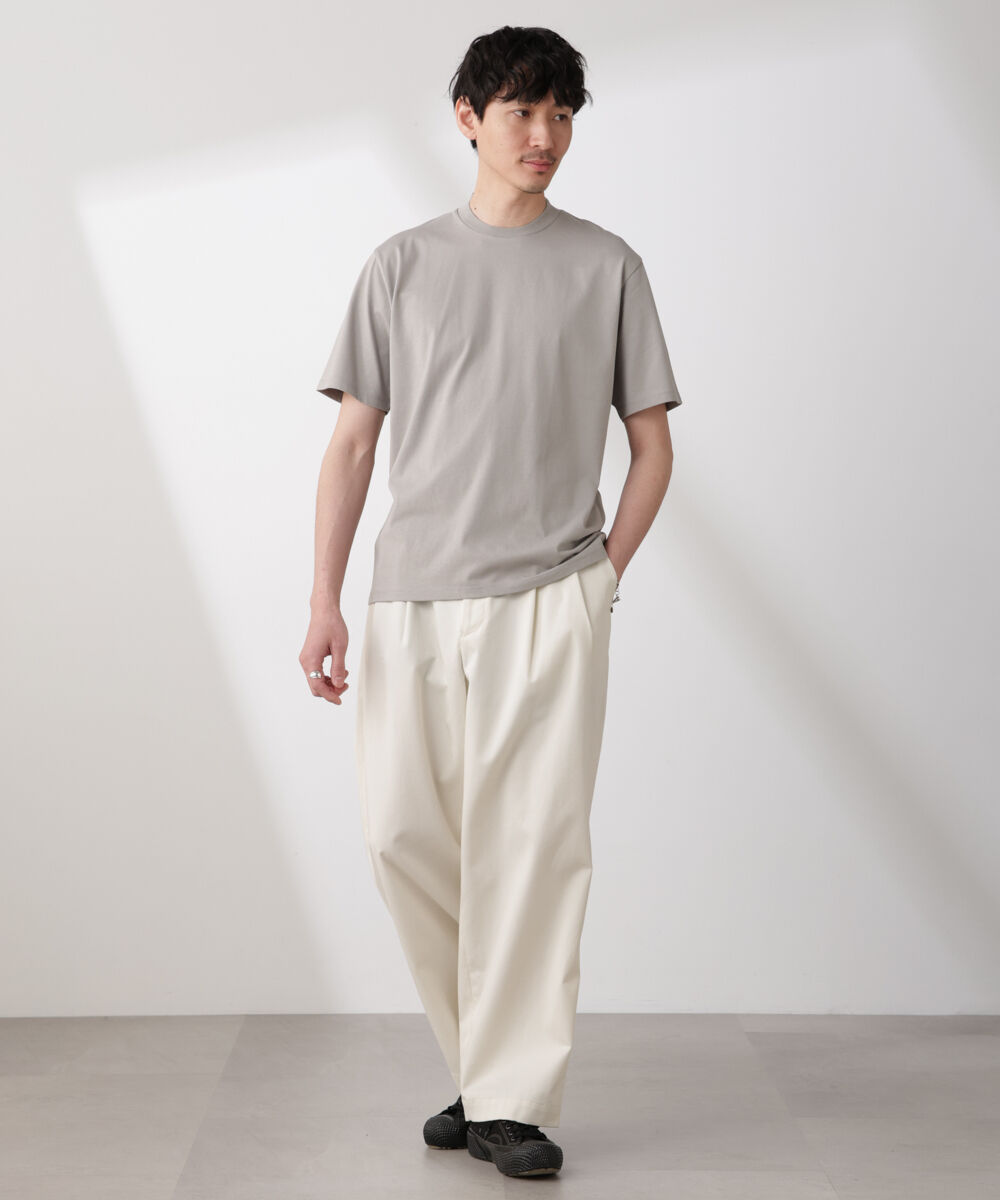 nano･universe「ジャケT(R) クルーネック 半袖」|Tシャツ・カットソー|