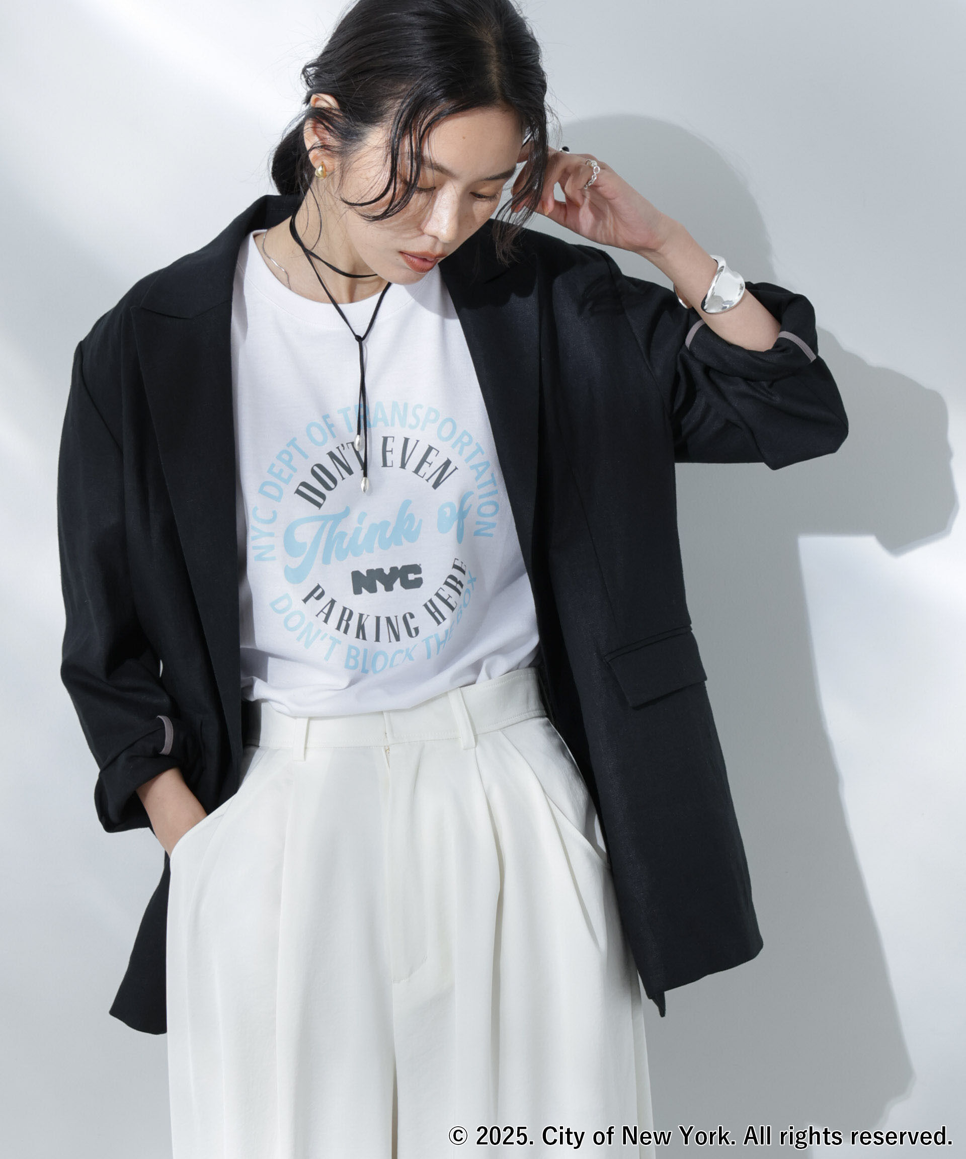 nano･universe「GOOD ROCK SPEED&times;Anti Soaked(R) 汗染み防止 NYC Tシャツ」|Tシャツ・カットソー|