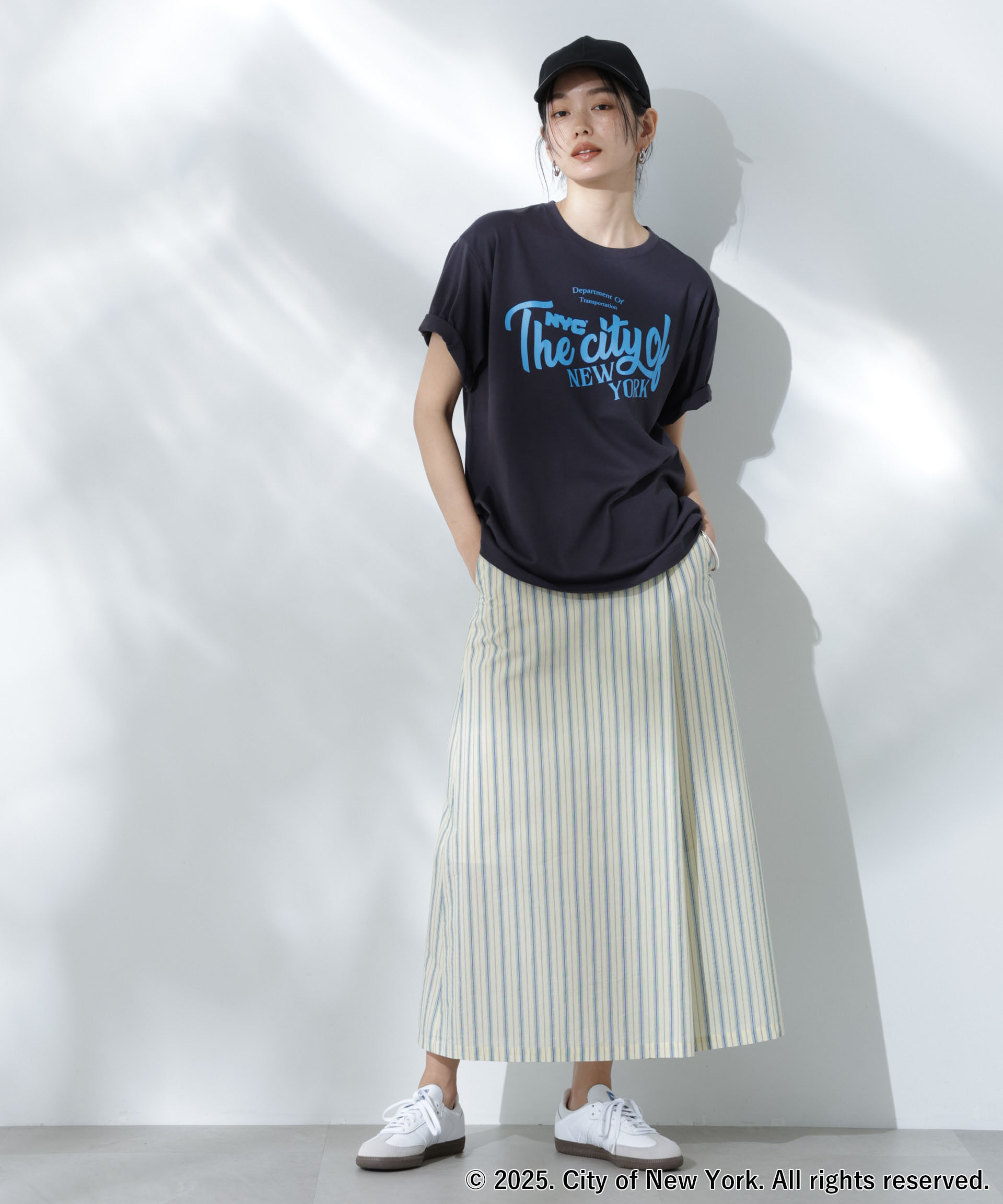 nano･universe「GOOD ROCK SPEED&times;Anti Soaked(R) 汗染み防止 NYC Tシャツ」|Tシャツ・カットソー|