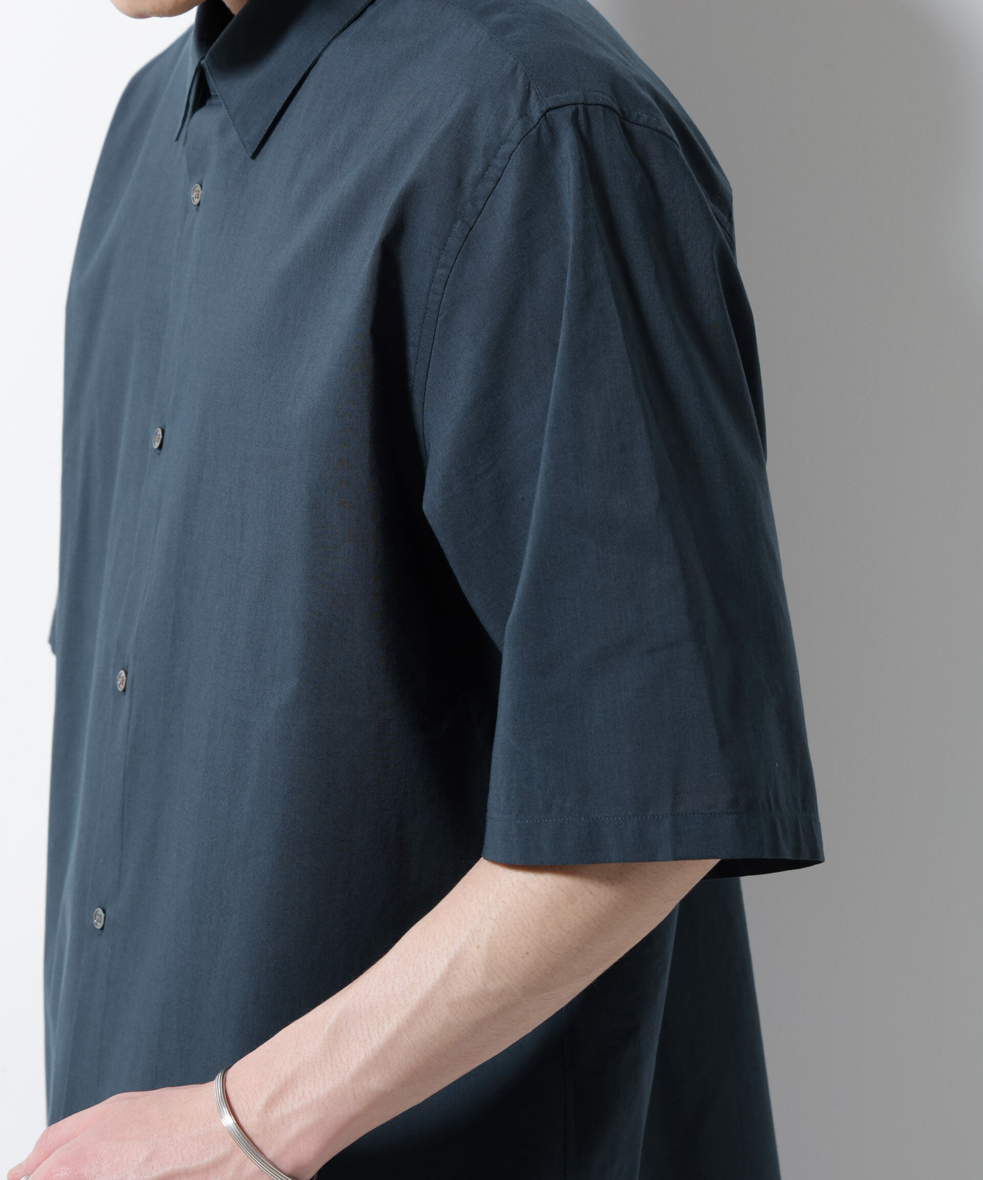 nano･universe「TEXBRID(R)レギュラーカラーシャツ 半袖」|シャツ・ブラウス|