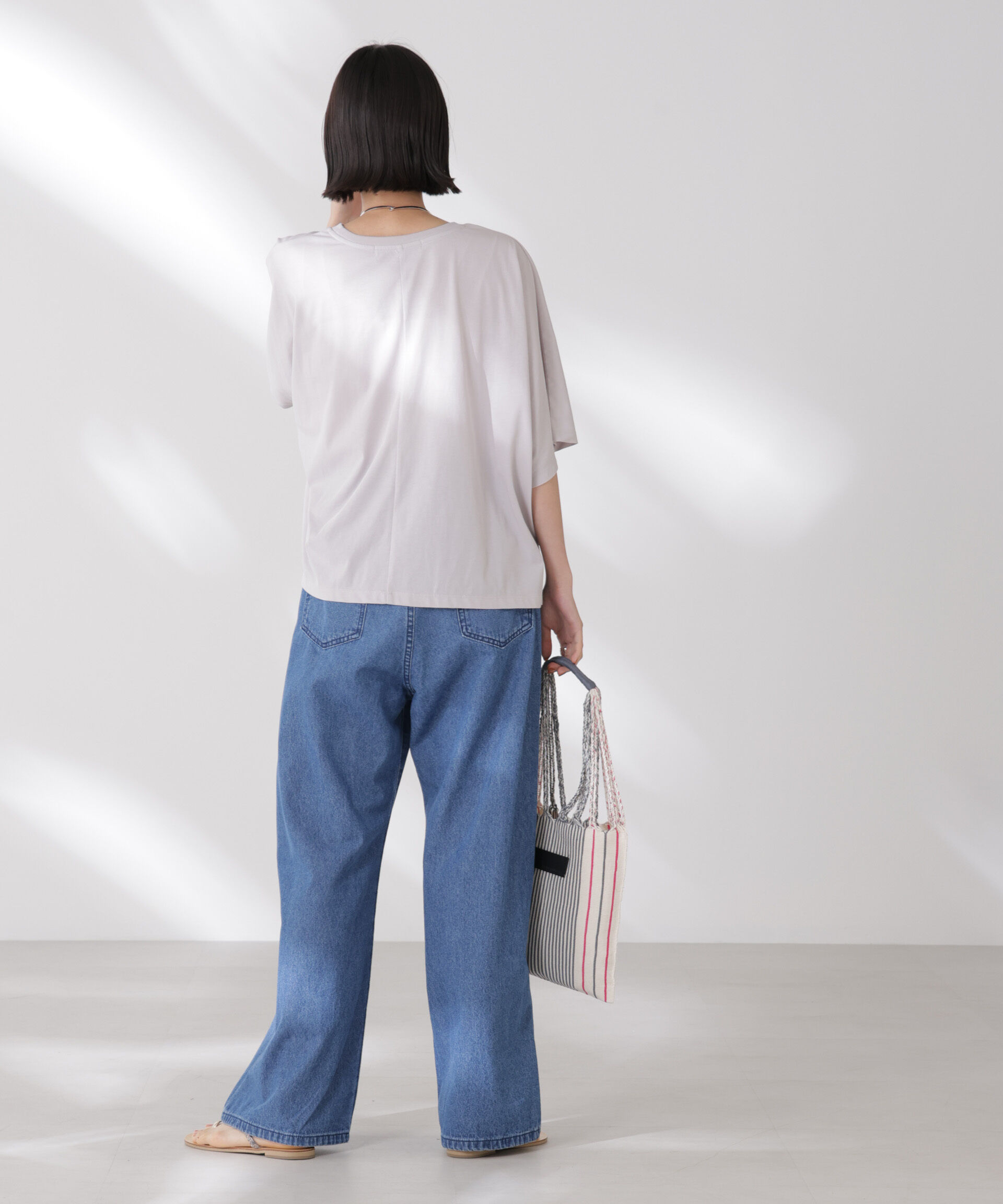 nano･universe「吸水速乾抗菌防臭ドルマンワイドトップス」|Tシャツ・カットソー|