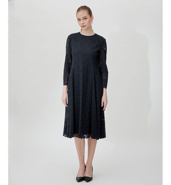 23区「【APPLAUDIR】ニュアンス フラワーレース ドレス」|ドレス|