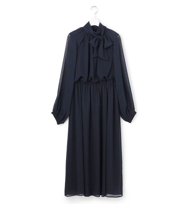 23区「【APPLAUDIR】ドットクレープシフォン ドレス」|ドレス|