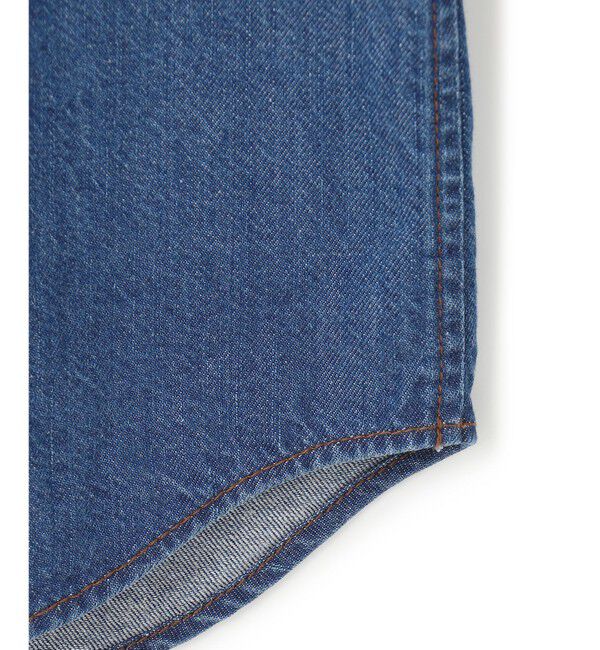 BEIGE,「【洗える】DELAUP / ダンガリー風コットンデニムシャツ」|シャツ・ブラウス|