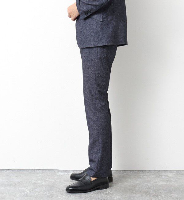 NOLLEY'S goodman「《ビジカジ/セットアップ対応》ドットサッカーストレッチパンツ 25SS」|チノ|