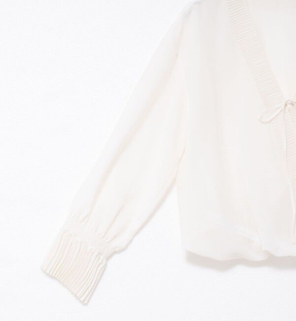 Rie Miller「プリーツカラー2WAYブラウス」|シャツ・ブラウス|