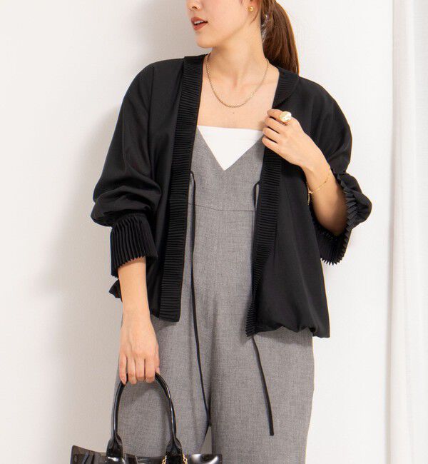 Rie Miller「プリーツカラー2WAYブラウス」|シャツ・ブラウス|