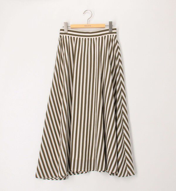 NOLLEY'S「《セットアップ対応》ドビーストライプフレアスカート」|フレア|