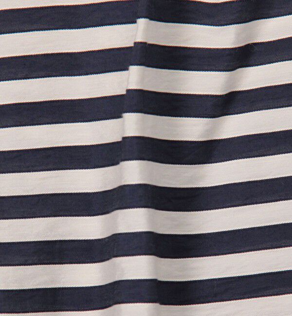 NOLLEY'S「《セットアップ対応》ドビーボーダータックブラウス」|シャツ・ブラウス|