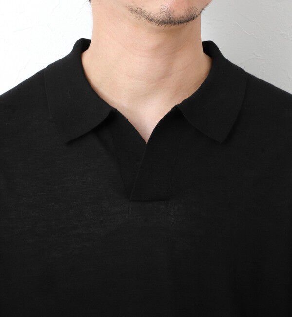 NOLLEY'S goodman「《PIMA COTTON》成型半袖 NSN スキッパーニットポロシャツ 25SS」|ポロシャツ|