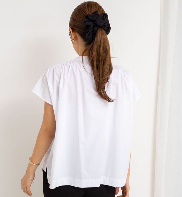 NOLLEY'S「フレンチスリーブフリルブラウス」|シャツ・ブラウス|