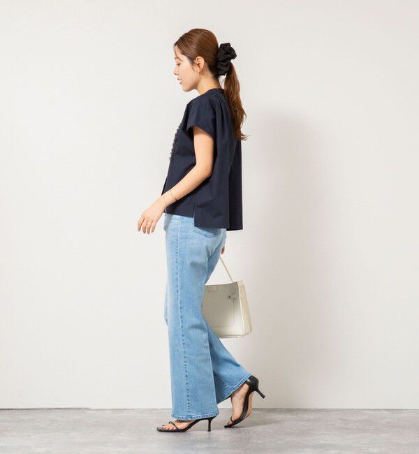 NOLLEY'S「フレンチスリーブフリルブラウス」|シャツ・ブラウス|