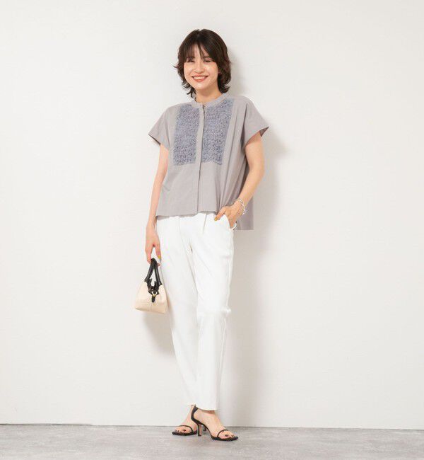 NOLLEY'S「フレンチスリーブフリルブラウス」|シャツ・ブラウス|